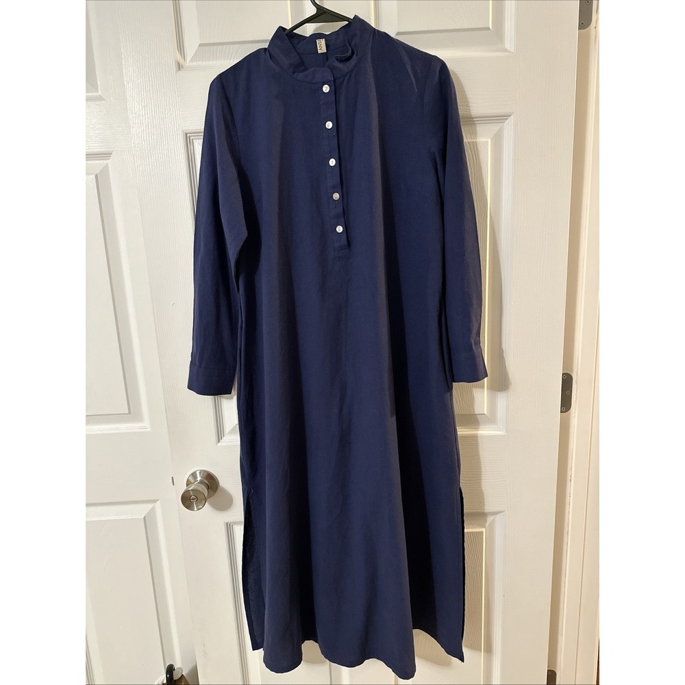 Anself  Navy Long Sleeve Dress New